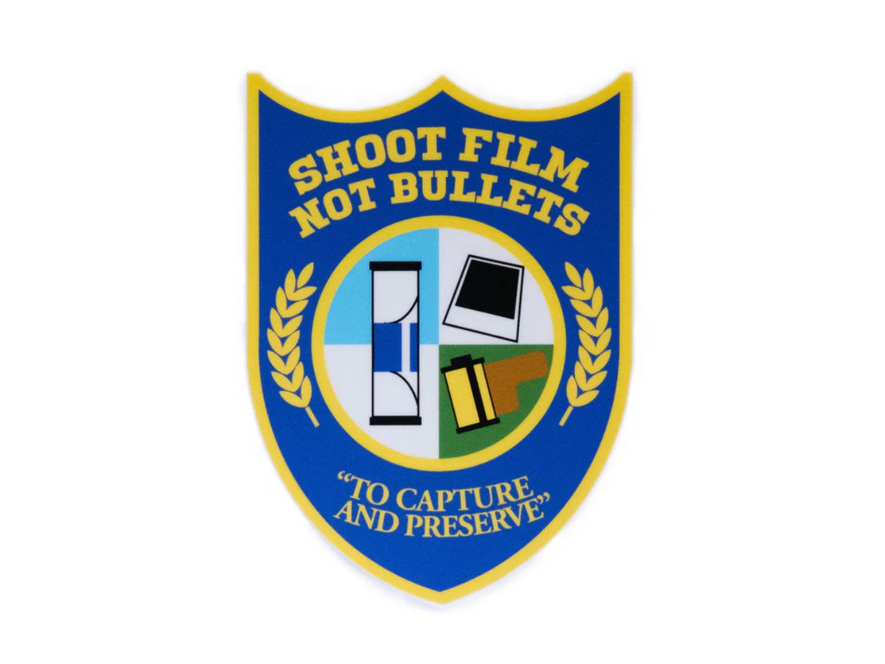 Shoot Film Not Bullets - Film Photography Sticker