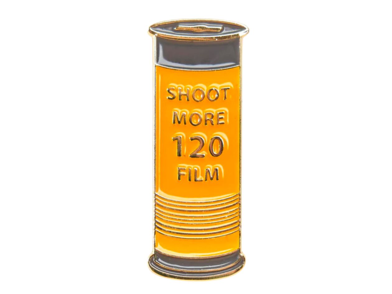 Official Exclusive - Shoot More 120 Film - Enamel Pin