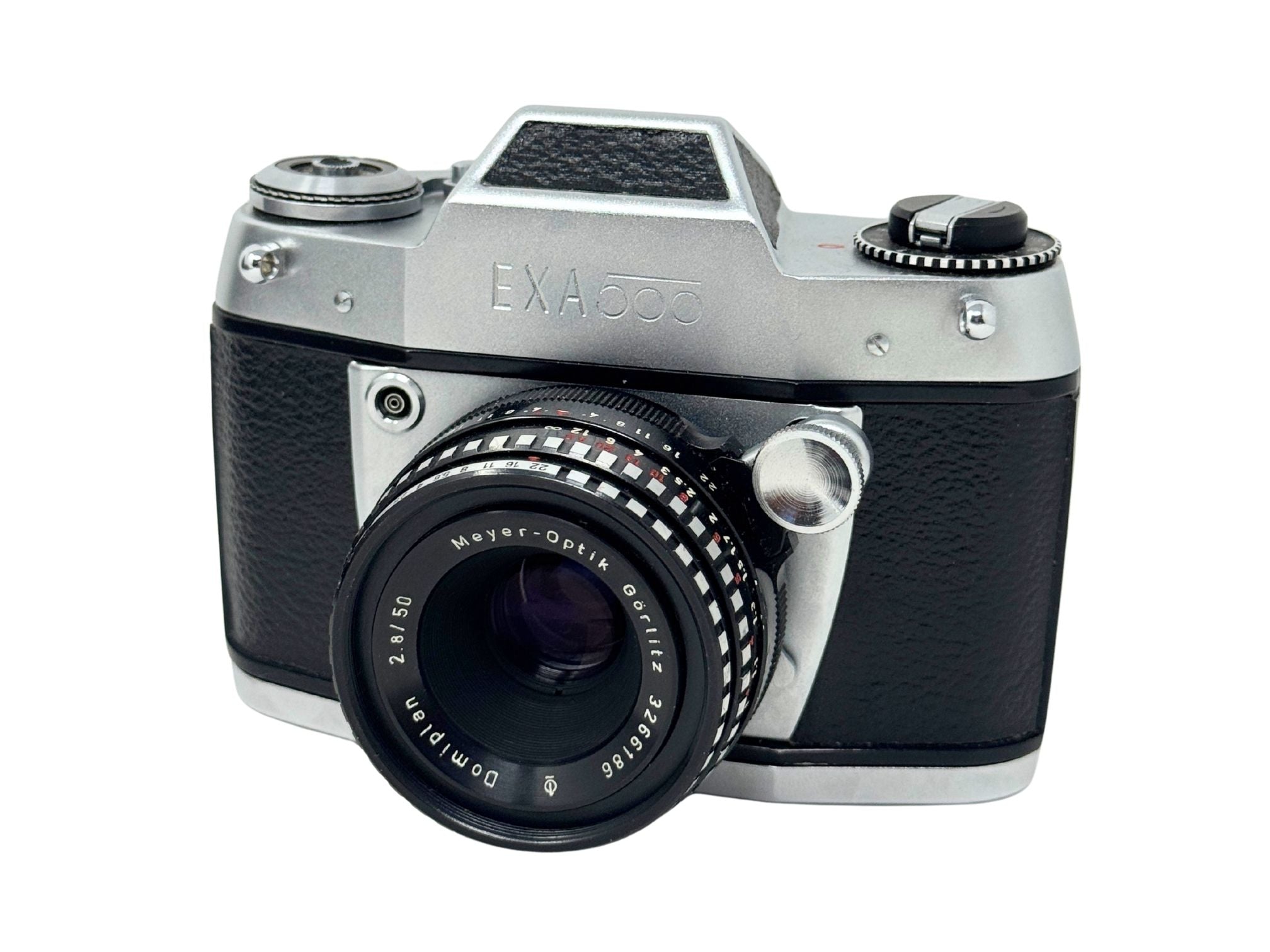 Exa 500 w/ Meyer Domiplan 50mm f/2.8 [351302] - Film Camera