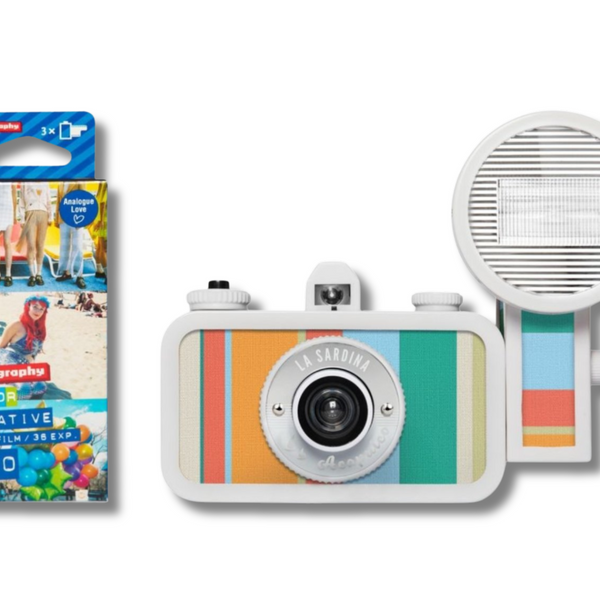 Lomography La Sardina Film & Camera Bundle with FREE UK Tracked Shipping