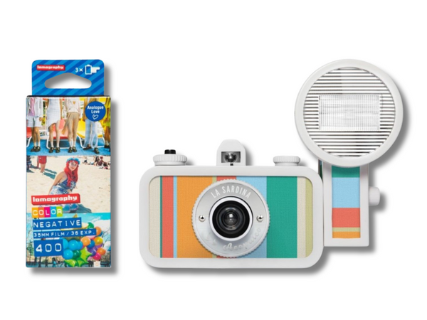 Lomography La Sardina Film & Camera Bundle with FREE UK Tracked Shipping