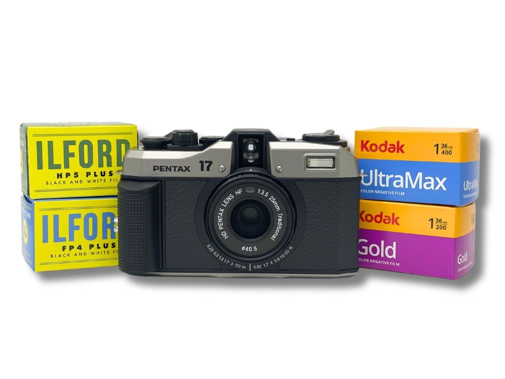 Pentax 17 Camera Bundle with 4 FREE Films!