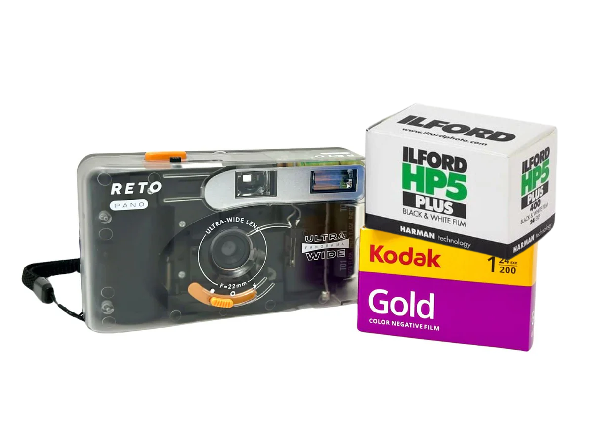 Beginner's 35mm Colour & B&W Film Camera Starter Bundle | Free Shipping