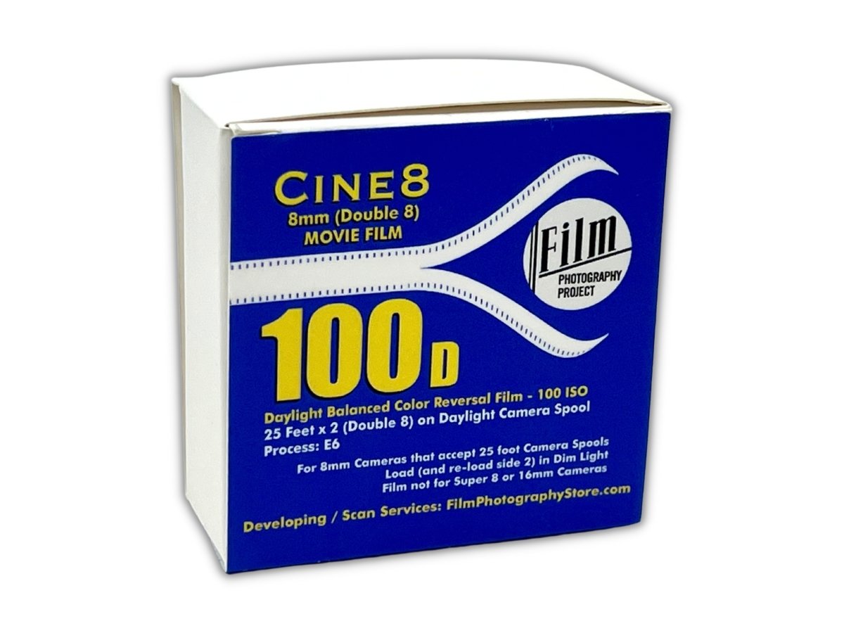 FPP Cine8 100D - Double 8mm Movie Film - 25ft - Analogue Wonderland - 1