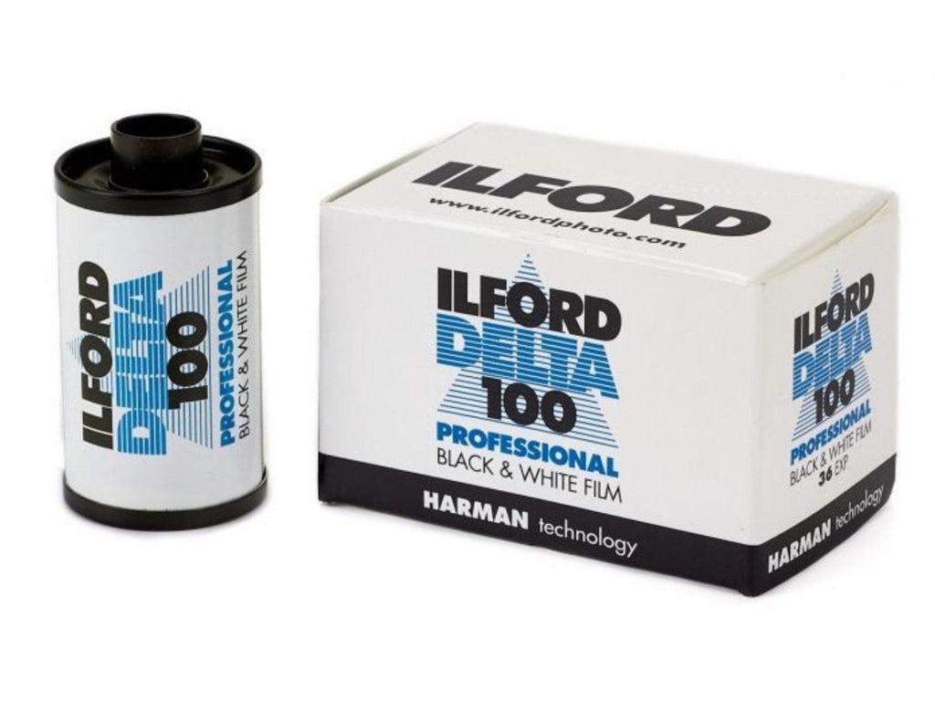 Ilford Delta 100 film packaging