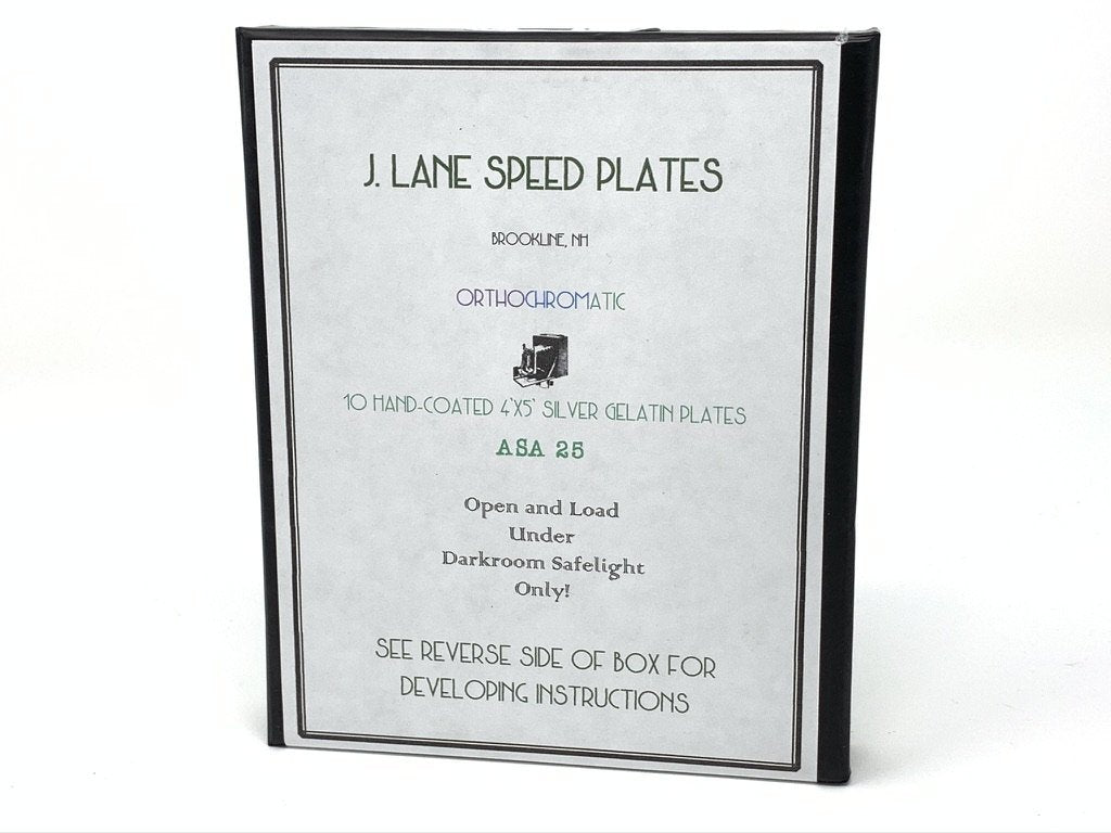 J Lane Speed Plates - 4x5 Plate Film - ISO 25 - Analogue Wonderland - 1
