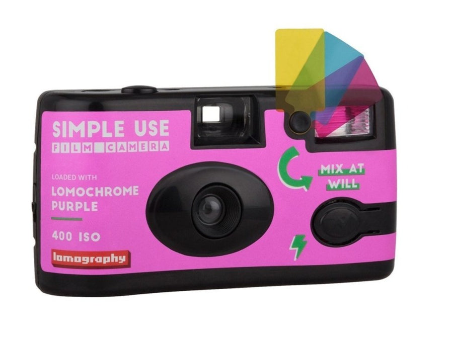Lomography 35mm Simple-Use Camera - LomoChrome Purple Film - Analogue ...