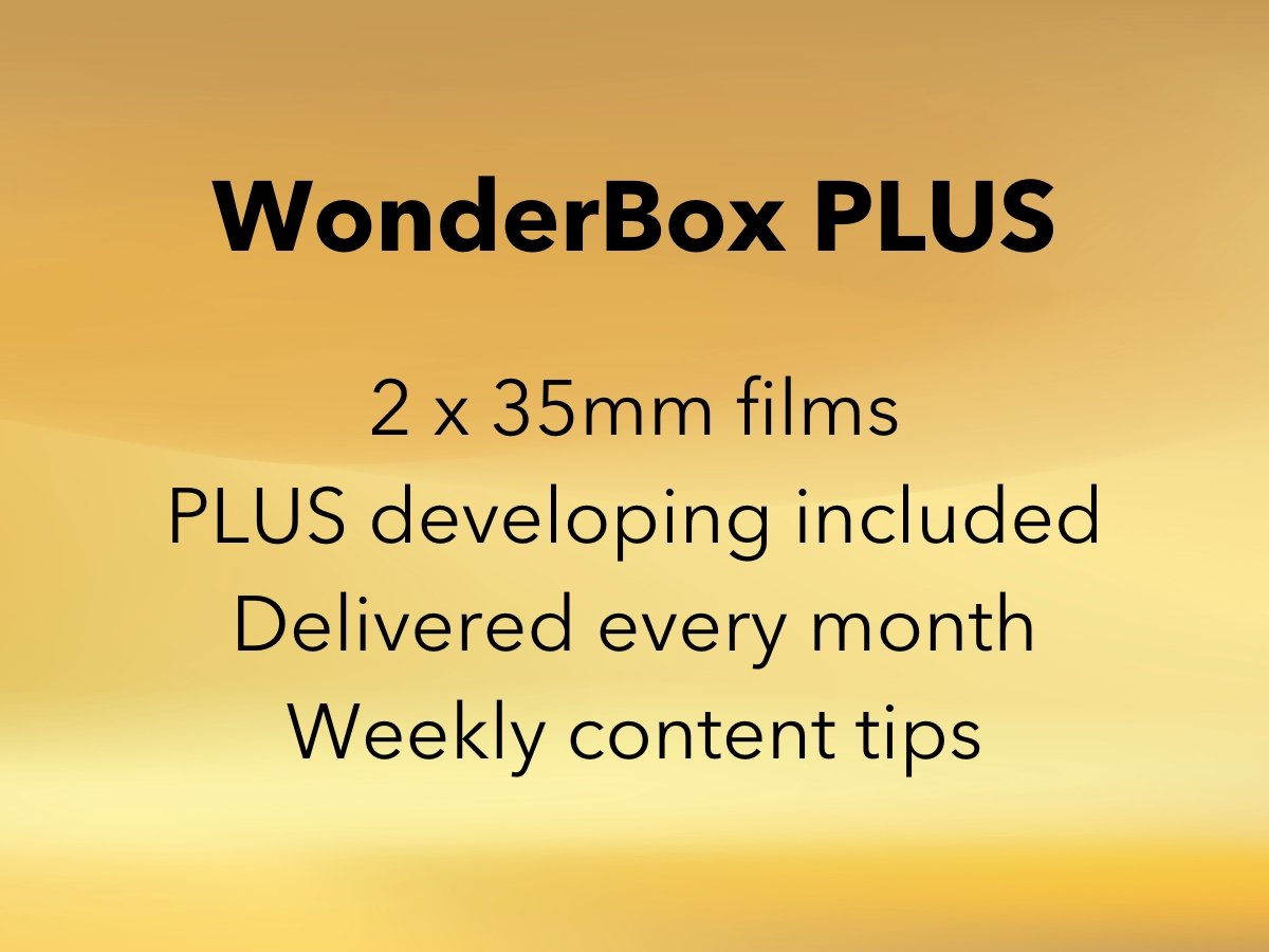 The WonderBox PLUS - Monthly 35mm Film and Development Subscription Box - Analogue Wonderland - 2