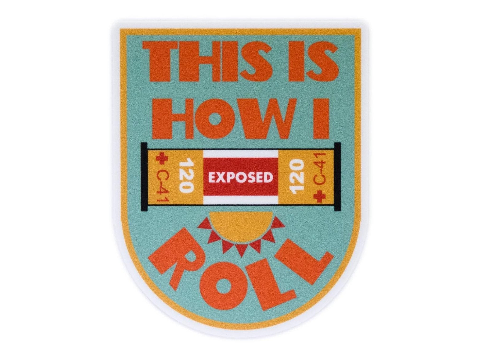 This Is How I Roll - Film Photography Sticker - Analogue Wonderland - 1